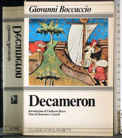 Decameron - Giovanni Boccaccio - copertina