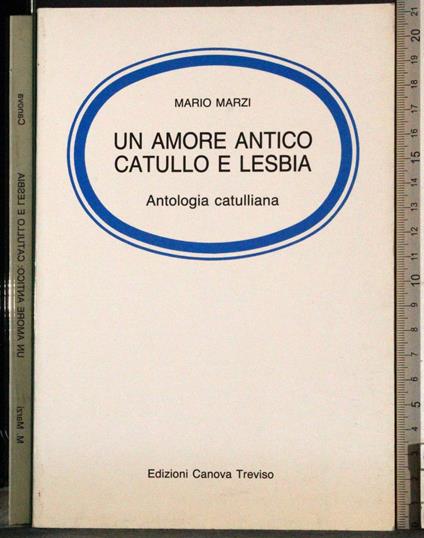 Un amore antico - Mario Marzi - copertina