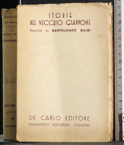 Storie del vecchio Giappone - Bartolomeo Balbi - copertina