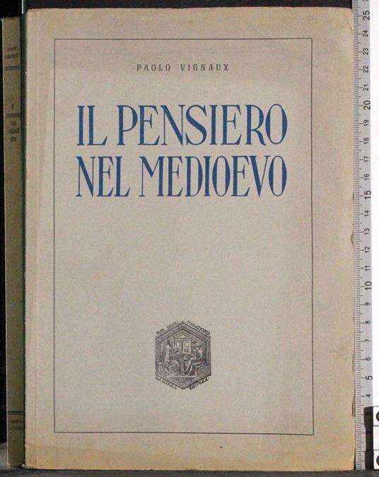 Il pensiero nel medioevo - copertina