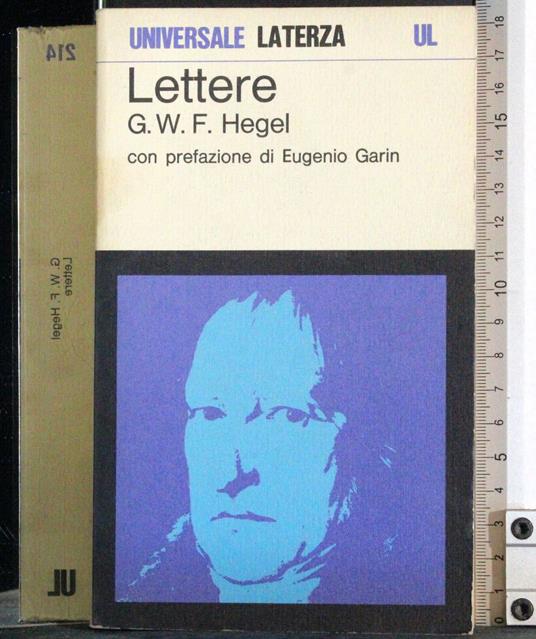 Lettere - Friedrich Hegel - copertina