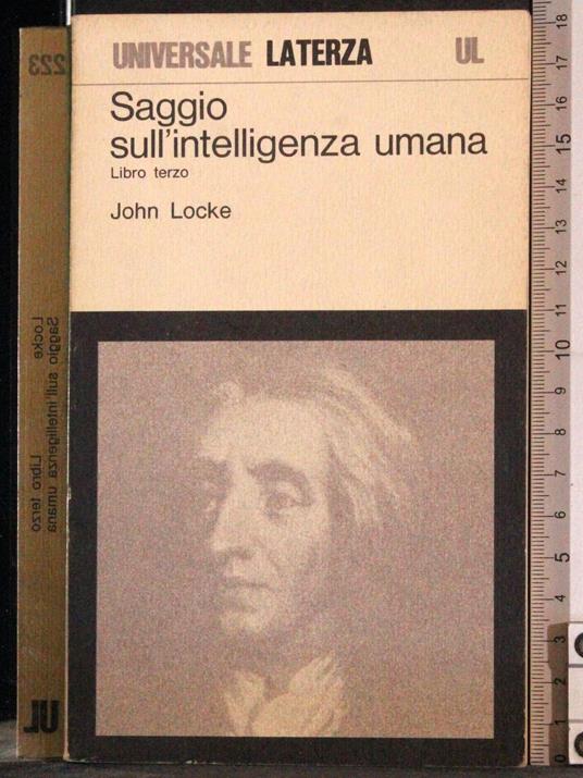 Saggio sull'intelligenza umana. Libro 3 - John Locke - copertina