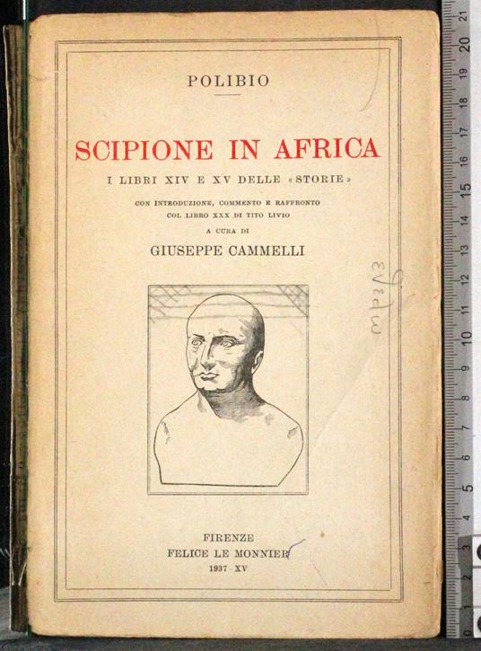 Scipione in africa - Polibio - copertina