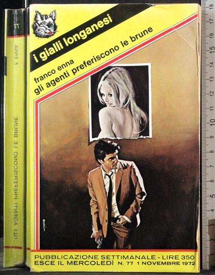 Gli agenti preferiscono le brune - Franco Enna - copertina