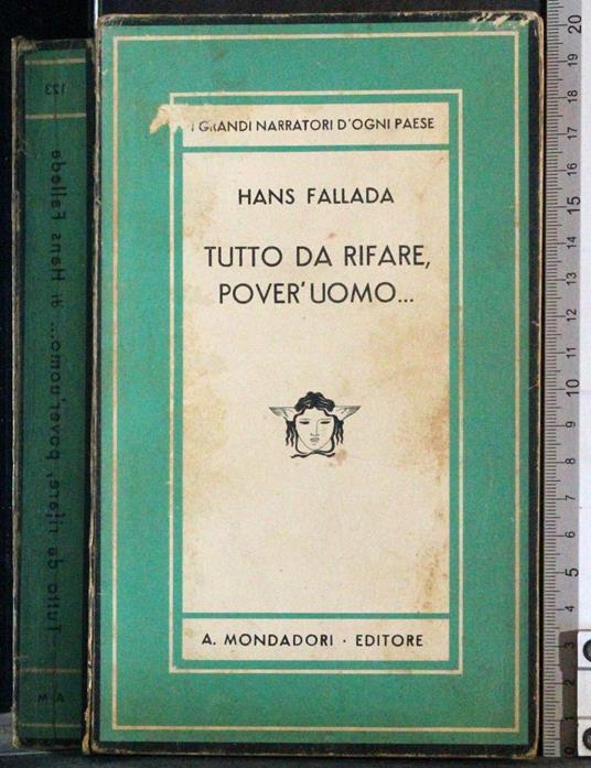Tutto da rifare, pover'uomo - Hans Fallada - copertina