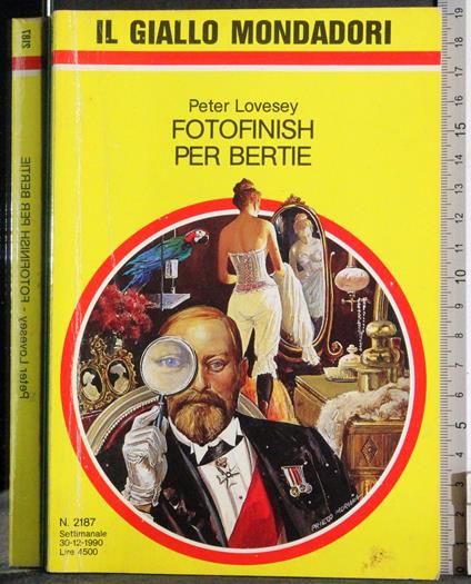 Fotofinish per bertie - Peter Lovesey - copertina