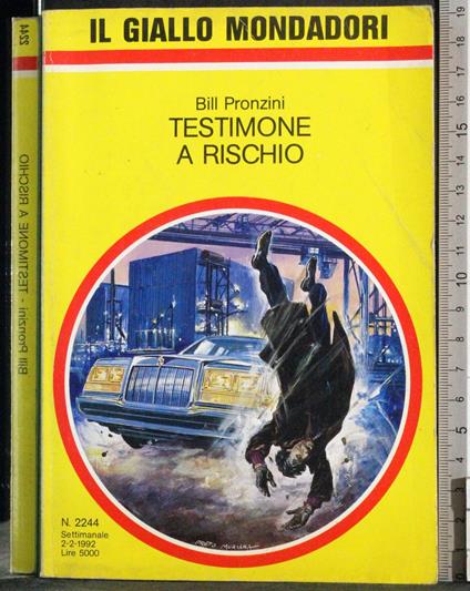 Testimone a rischio - Bill Pronzini - copertina