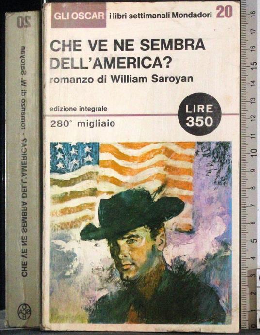 Che ve ne sembra dell'america? - William Saroyan - copertina