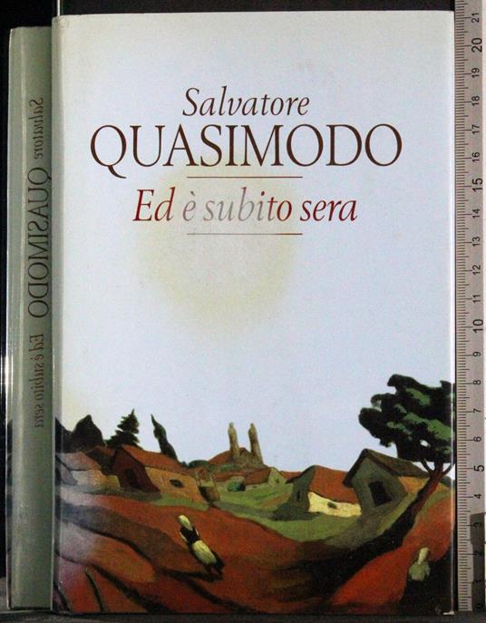 Ed è subito sera - Salvatore Quasimodo - copertina