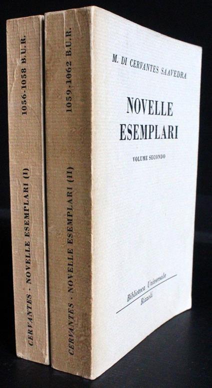 Novelle esemplari Vol 1-2 - Miguel de Cervantes - copertina