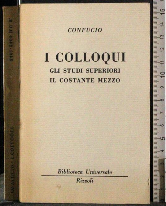 I colloqui - Confucio - copertina