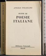 Tutte le poesie italiane