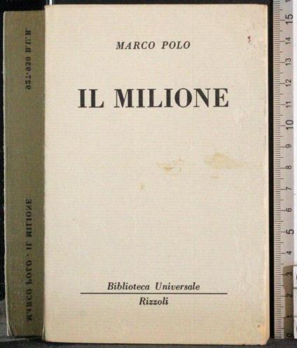 Il milione - Marco Polo - copertina
