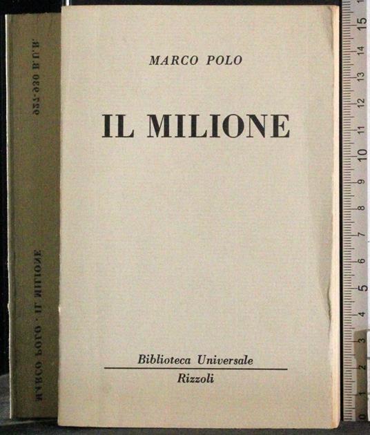 Il milione - Marco Polo - copertina