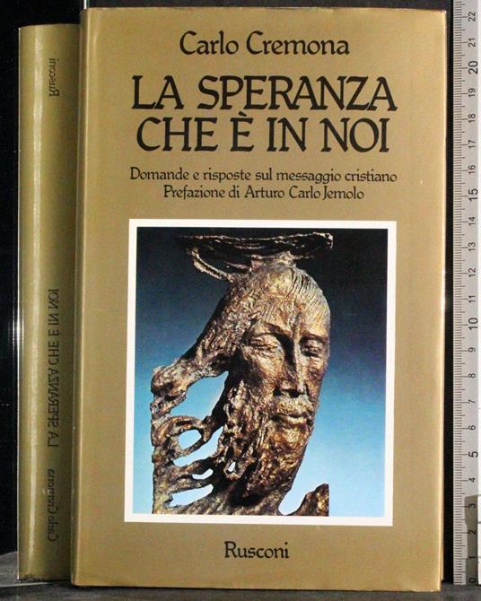 speranza che è in noi - Carlo Cremona - copertina
