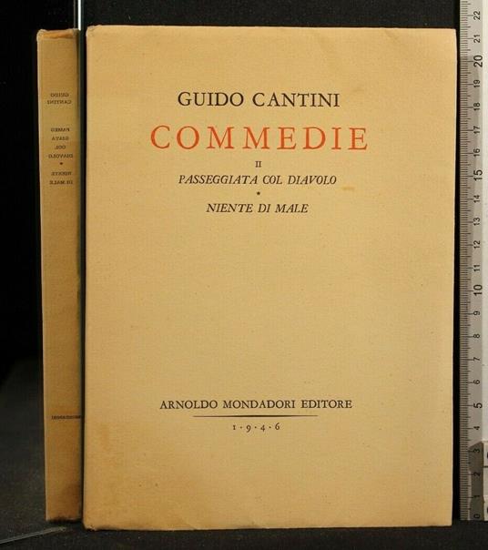 Commedie Ii. Passeggiata Col Diavolo. Niente di Male. Guido - Guido Cantini - copertina