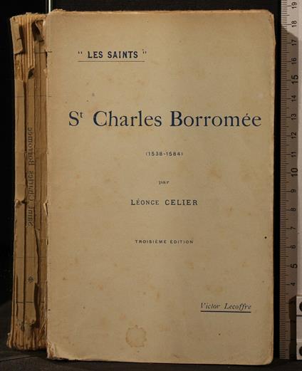 St Charles Borromee - Leonce Celier - copertina