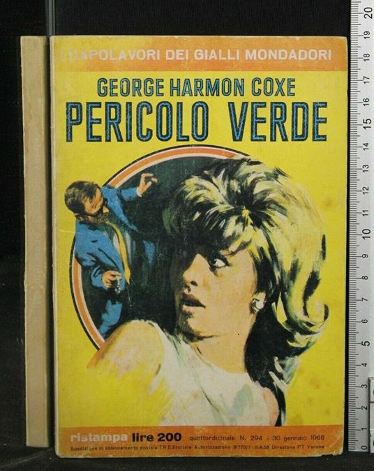 Pericolo Verde - George Harmon Coxe - copertina
