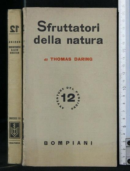 Sfruttatori Della Natura - Thomas Daring - copertina