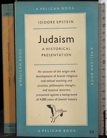 Judaism. a historical presentation - Isidore Epstein - copertina