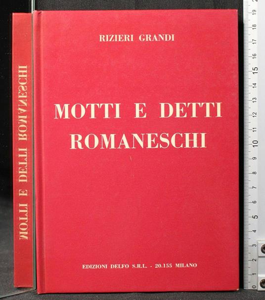 Motti e Detti - Rizieri Grandi - copertina