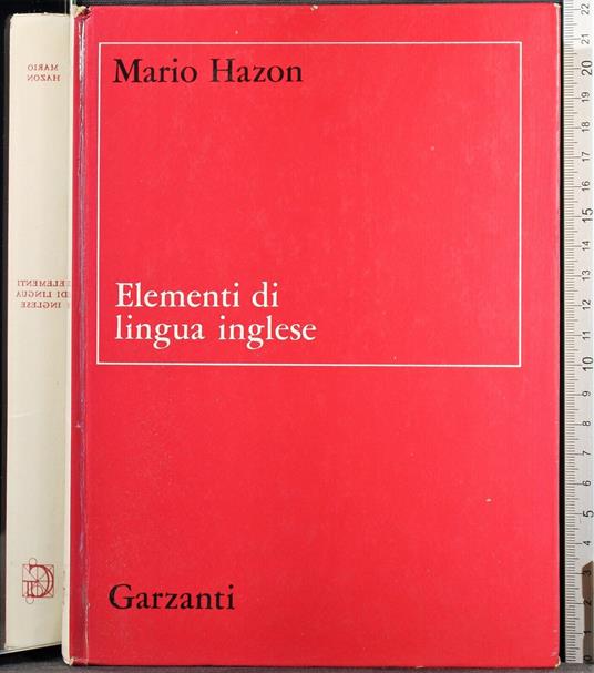 Elementi di lingua Inglese - Mario Hazon - copertina