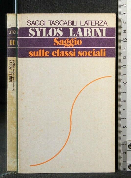 Saggio Sulle Classi Sociali - Sylos Labini - copertina
