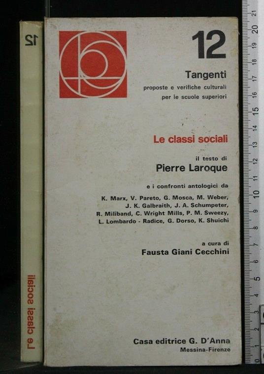 Le Classi Sociali - Pierre Laroque - copertina
