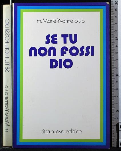 Se tu non fossi Dio - Marie-Yvonne - copertina