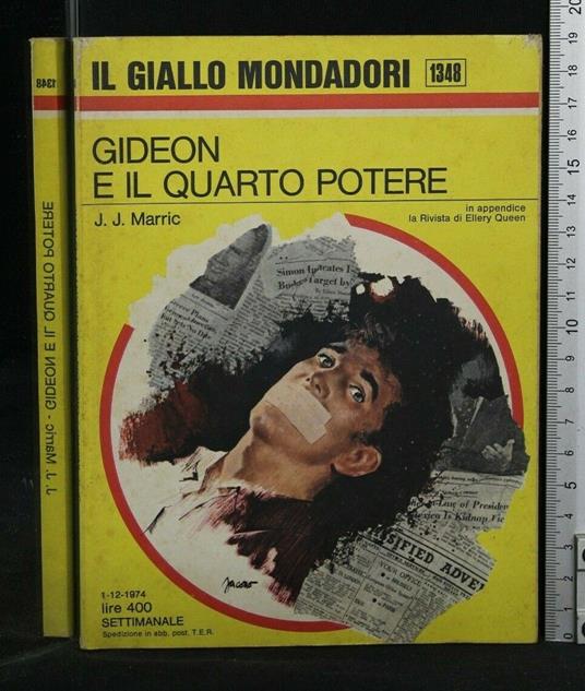 Gideon e Il Quarto Potere - J. J. Marric - copertina