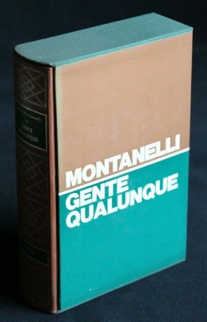 Gente Qualunque - Montanelli - copertina