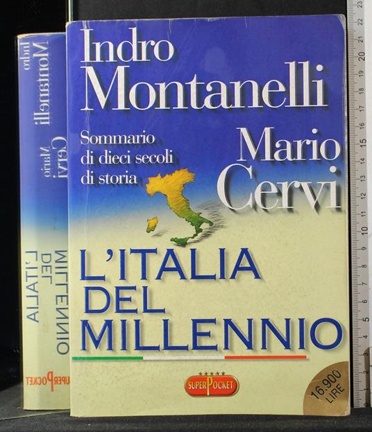 L' Italia del millennio - Montanelli - copertina