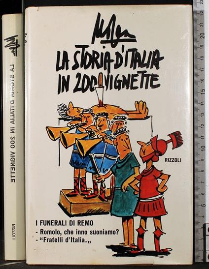 La storia d'Italia in 200 vignette - Mosca - copertina