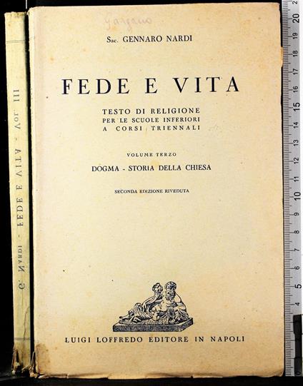 Fede e vita. Vol 3 - Gennaro Nardi - copertina