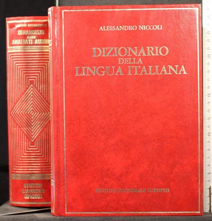 Dizionario della lingua italiana - Alessandro Niccoli - copertina