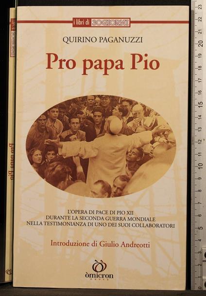 Pro papa Pio - Quirino Paganuzzi - copertina