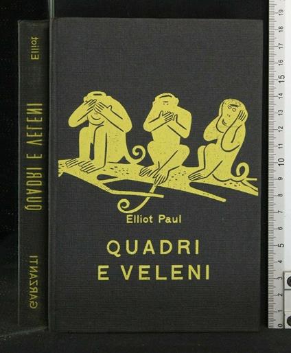 Quadri e Veleni - Elliot Paul - copertina