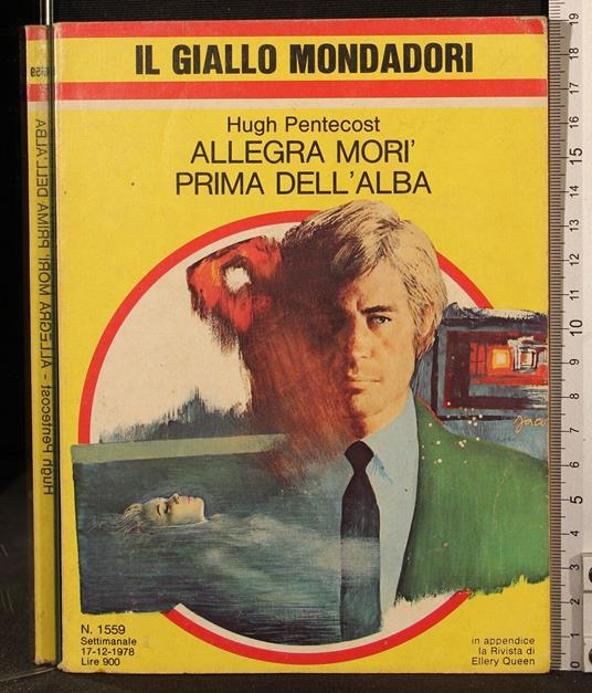 Allegra morì prima dell'alba - Hugh Pentecost - copertina