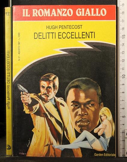 Delitti eccellenti - Hugh Pentecost - copertina