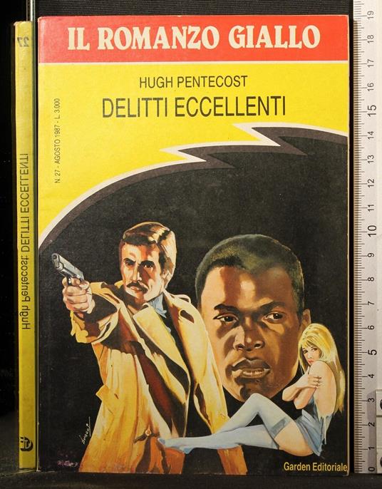 Delitti eccellenti - Hugh Pentecost - copertina