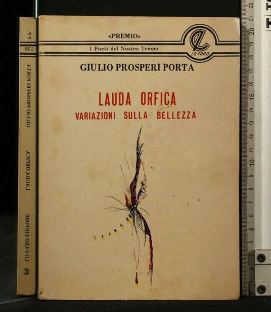 Lauda Orfica Variazioni Sulla Bellezza - Giulio Prosperi Porta - copertina