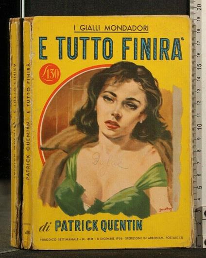 E Tutto Finirà - Patrick Quentin - copertina