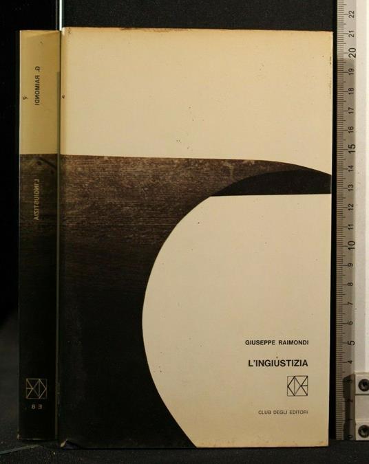 L' Ingiustizia - Giuseppe Raimondi - copertina