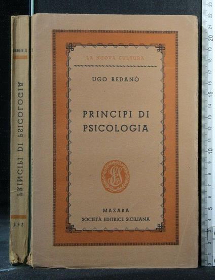 Principi di Psicologia - Ugo Redanò - copertina