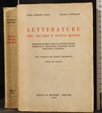 Letterature del vecchio e nuovo mondo