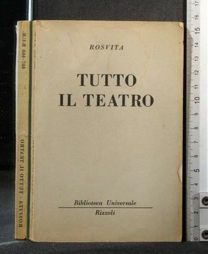 Tutto Il Teatro - Rosvita - copertina