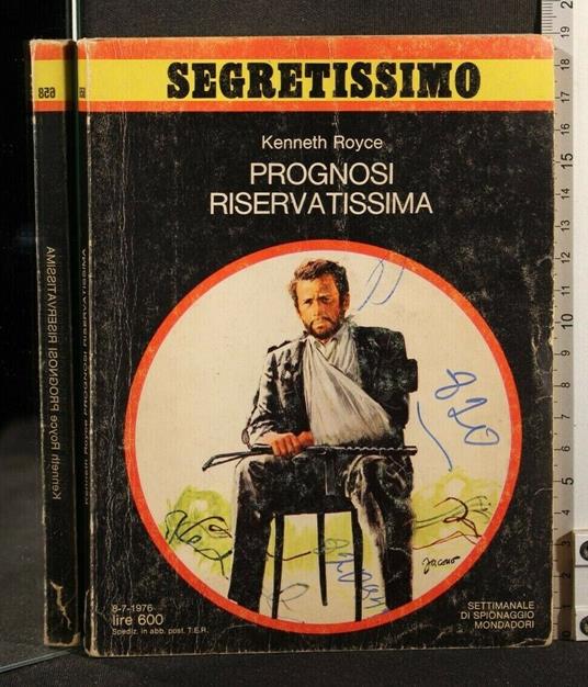 Prognosi Riservatissima - Kenneth Royce - copertina
