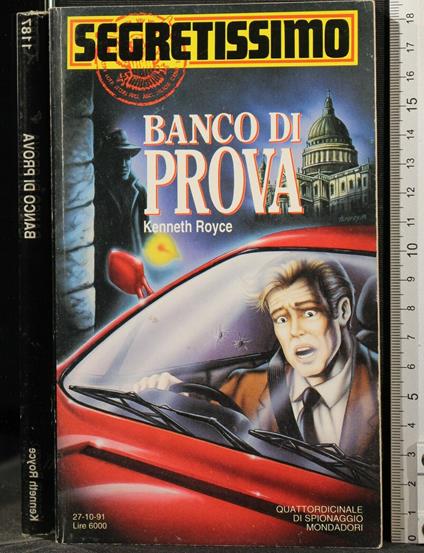 Banco di Prova - Kenneth Royce - copertina