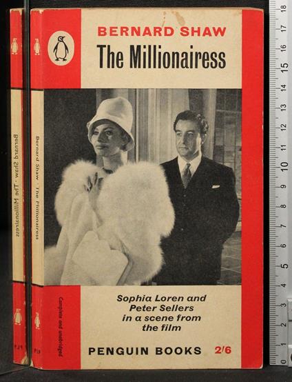 The millionairess - Bernard Shaw - copertina