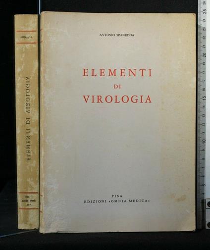 Elementi di Virologia - Antonio Spanedda - copertina